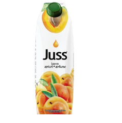 Juss Apricot Fruit Juice Tetra Pack 33.8 fl oz (1000ml)