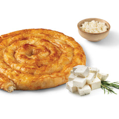 Moda Spiral Pie White Cheese 800