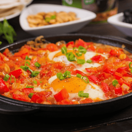 Shakshuka with Feta Cheese Recipe - TULUMBA