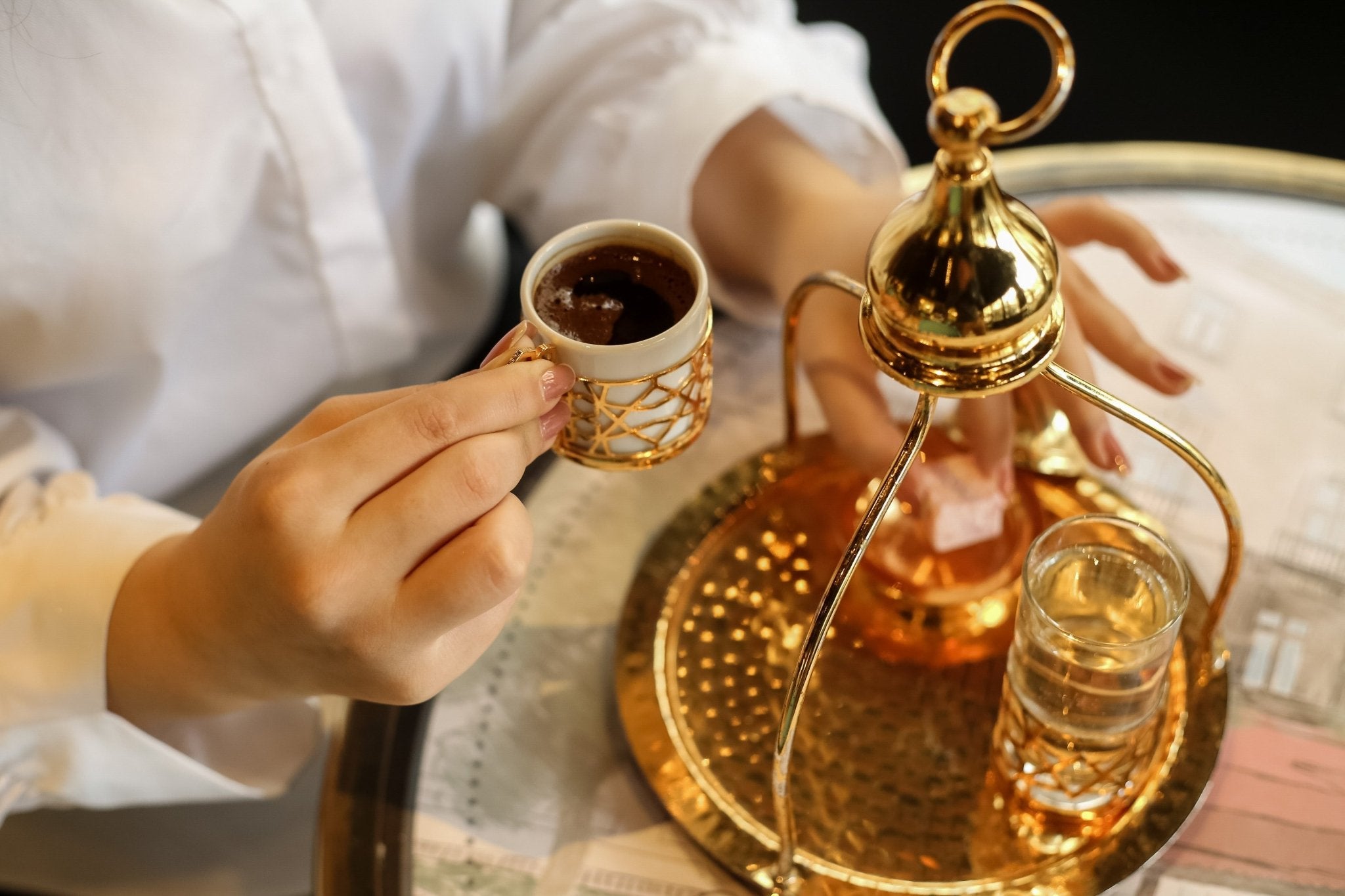 Tradition in Every Sip and Scent: Turkish Coffee, Rose Delight & Lemon Cologne