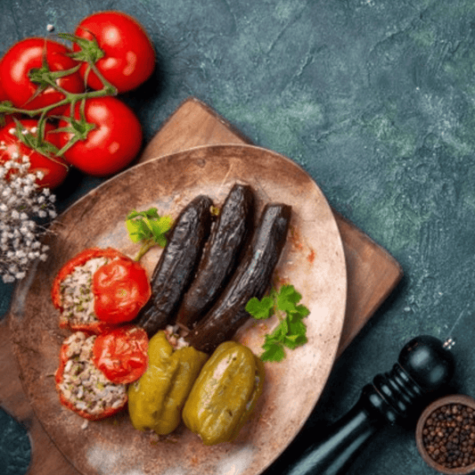 Stuffed Dried Eggplant Dolma Recipe - TULUMBA