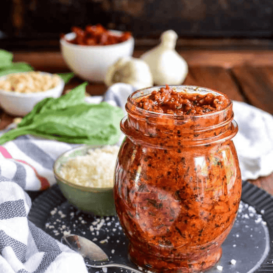 SUN DRİED TOMATO PESTO RECİPE - TULUMBA