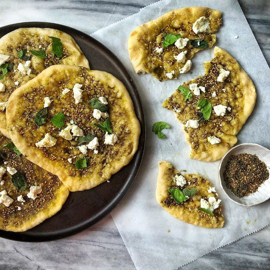 Zaatar Flatbread Recipe - TULUMBA