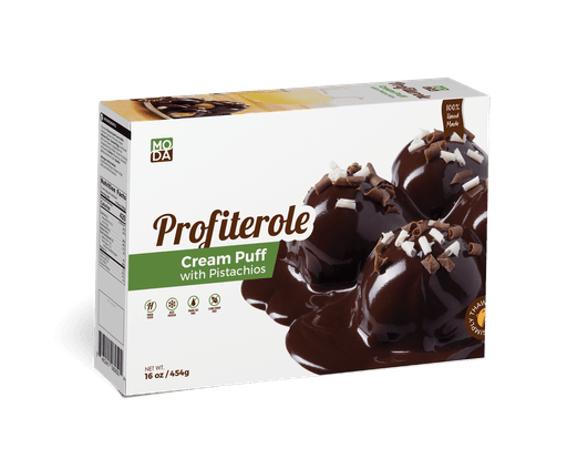 Moda Chocolate Profiterole with Pistachio Gift Pack 16oz