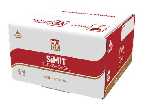 Moda Bulk Turkish Sesame Bagel (Simit Dokme ) Par-Baked 110g