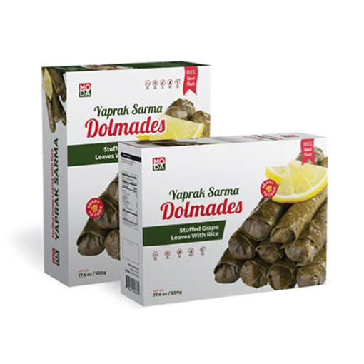 Moda Dolma Stuffed Grape Leaves with Rice Uncooked 35.2oz (1000g)
