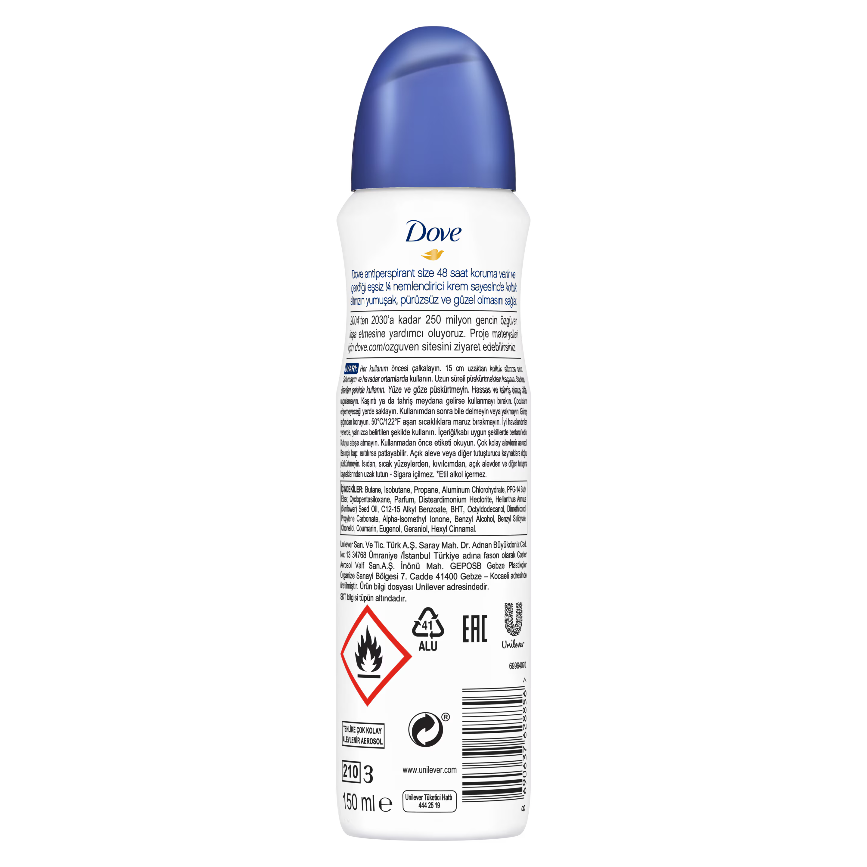 Dove Body Spray Original 150ml