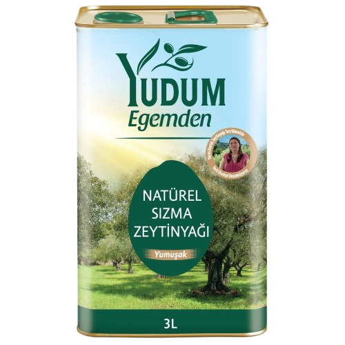 YUDUM EGEMDEN EVOO 3 lt Tin (Extra Virgin Olive Oil)