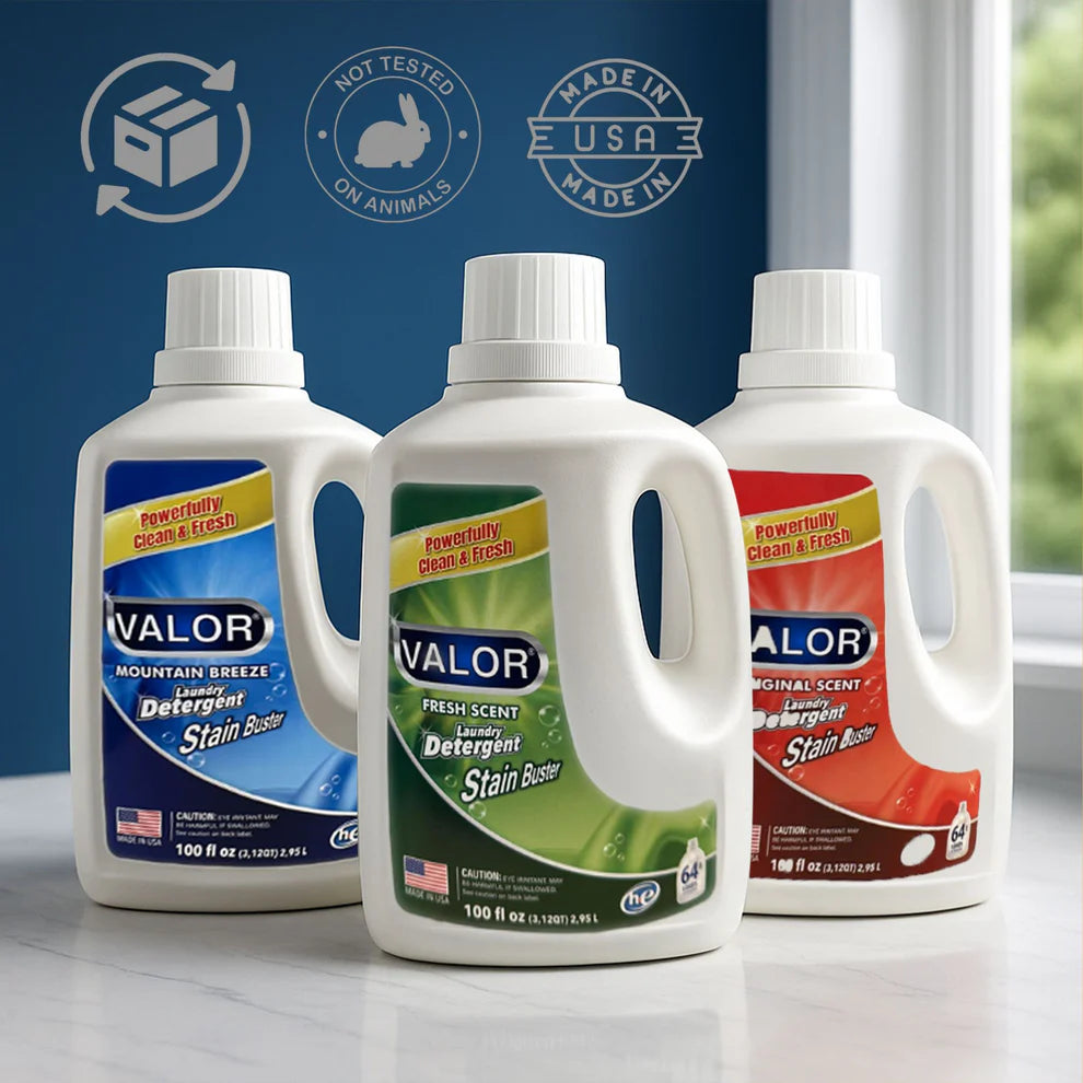 Valor Laundry Detergent Fresh Scent 100 fl oz