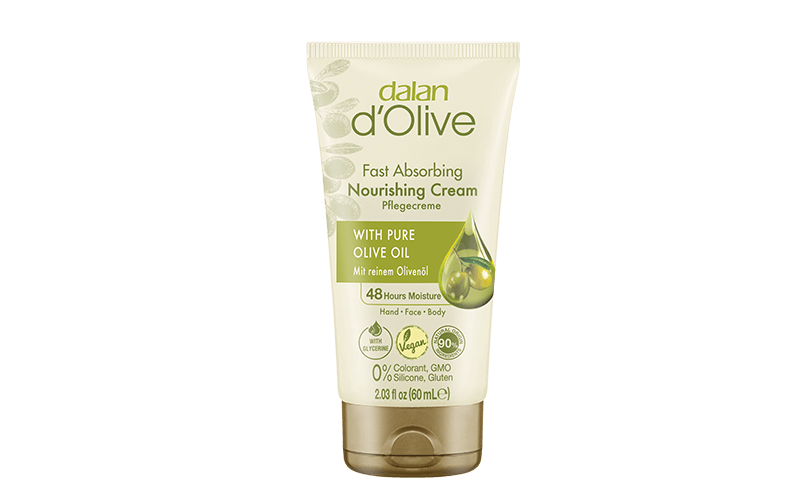 D'OLIVE Nourishing Hand & Body Cream Olive Oil 60 ml - TULUMBA