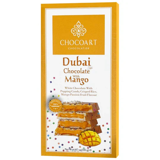 ChocoArt Dubai Mango&Passion Fruit Chocolate 6.5 oz