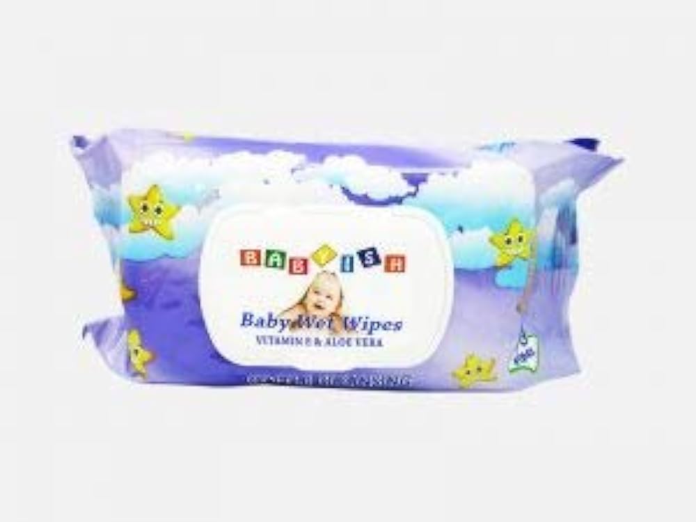BABYISH WET TOWEL WIPES | 80CT | PURPLE - TULUMBA