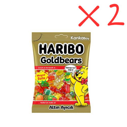 Haribo Gold Bears 2.82 oz (80 g) x 2 pcs - Big Size