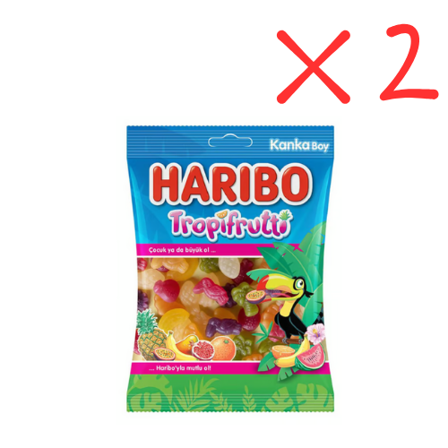 Haribo Tropifrutti 2.82 oz (80 g) × 2 pcs - Big Size