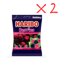 Haribo Berries 2.82 oz (80 g) x 2 pcs -Big Size