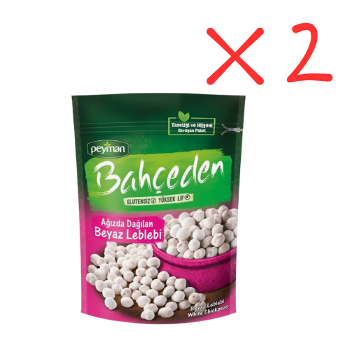 Peyman Bahceden White Chickpeas 5.29 oz (150 g) x 2 pcs - Gluten Free - High Fiber