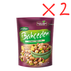 Peyman Bahceden Ortaya Karışık Mixed Nuts Assortment 5.29 OZ (150 g) x 2 pcs- Gluten Free - High Fiber