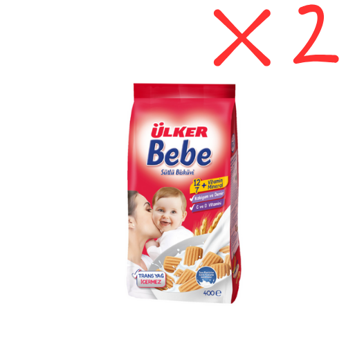Ulker Baby Biscuits 14.11oz (400g) x 2 pcs
