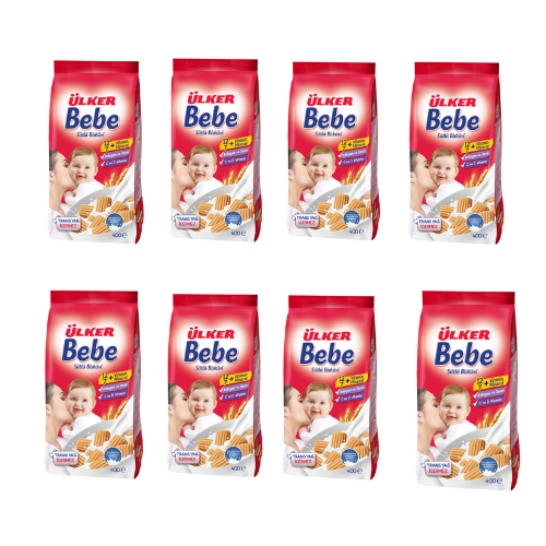 Ulker Baby Biscuits 14.11oz (400g) x 8 pcs