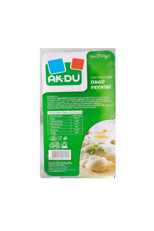 AKDU BRAIDED CHEESE (ORGU PEYNIRI) 200GR - TULUMBA