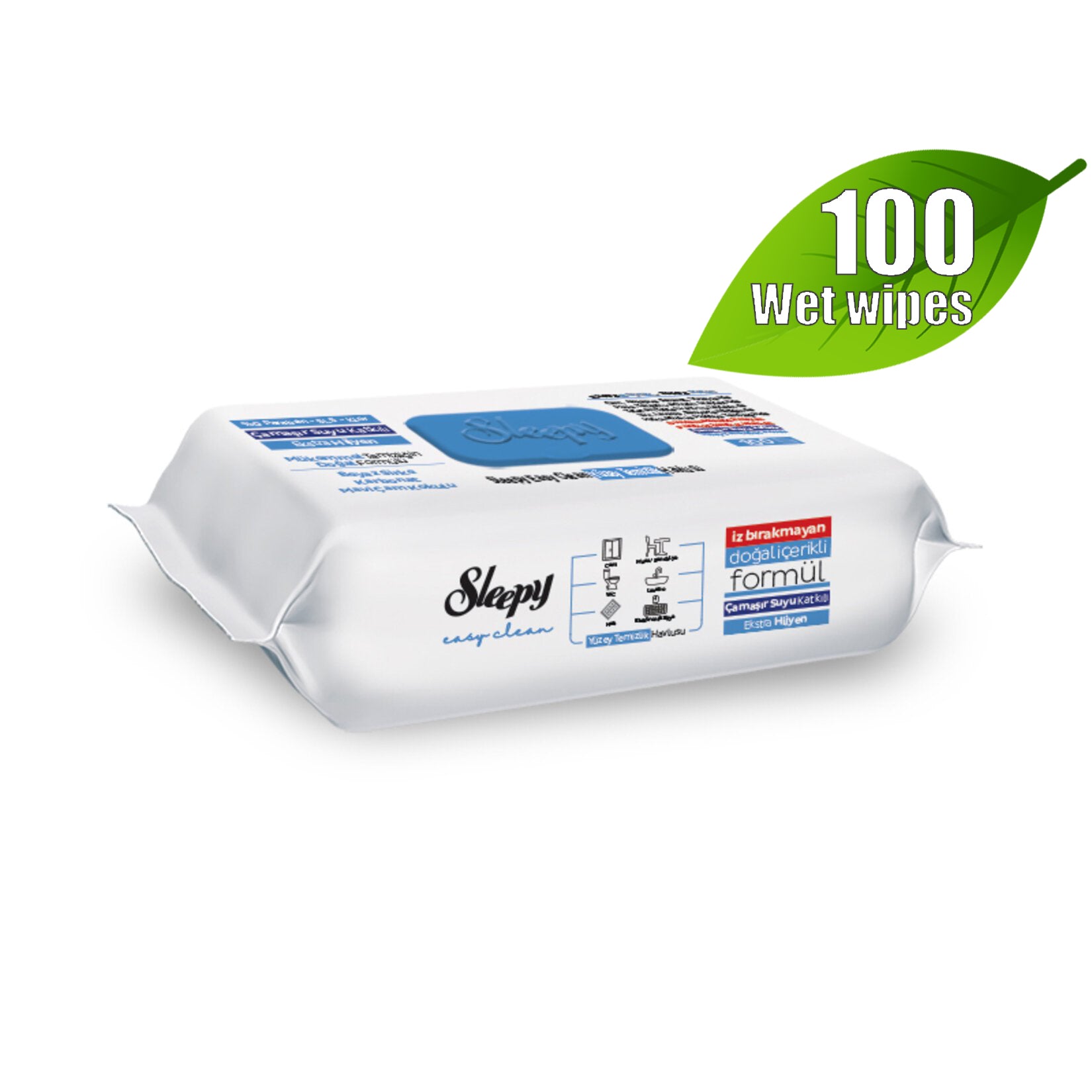 Sleepy Easy Clean Bleach Additive Wet Wipes 100