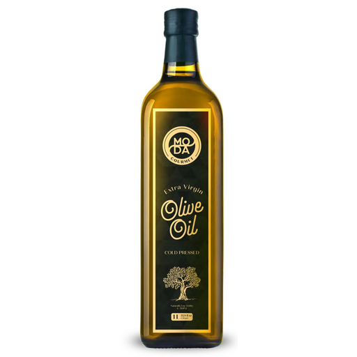 Moda Olive Oil Extra Virgin Glass Cold Pressed 1000ml (33.8 fl oz)