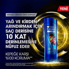 CLEAR MEN SHAMPOO 350 ML (11.8oz - LEGEND BY CR07)