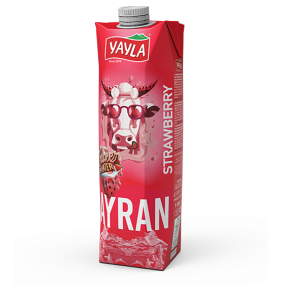 Yayla Strawberry Ayran 33.8 fl oz Tetra Pack