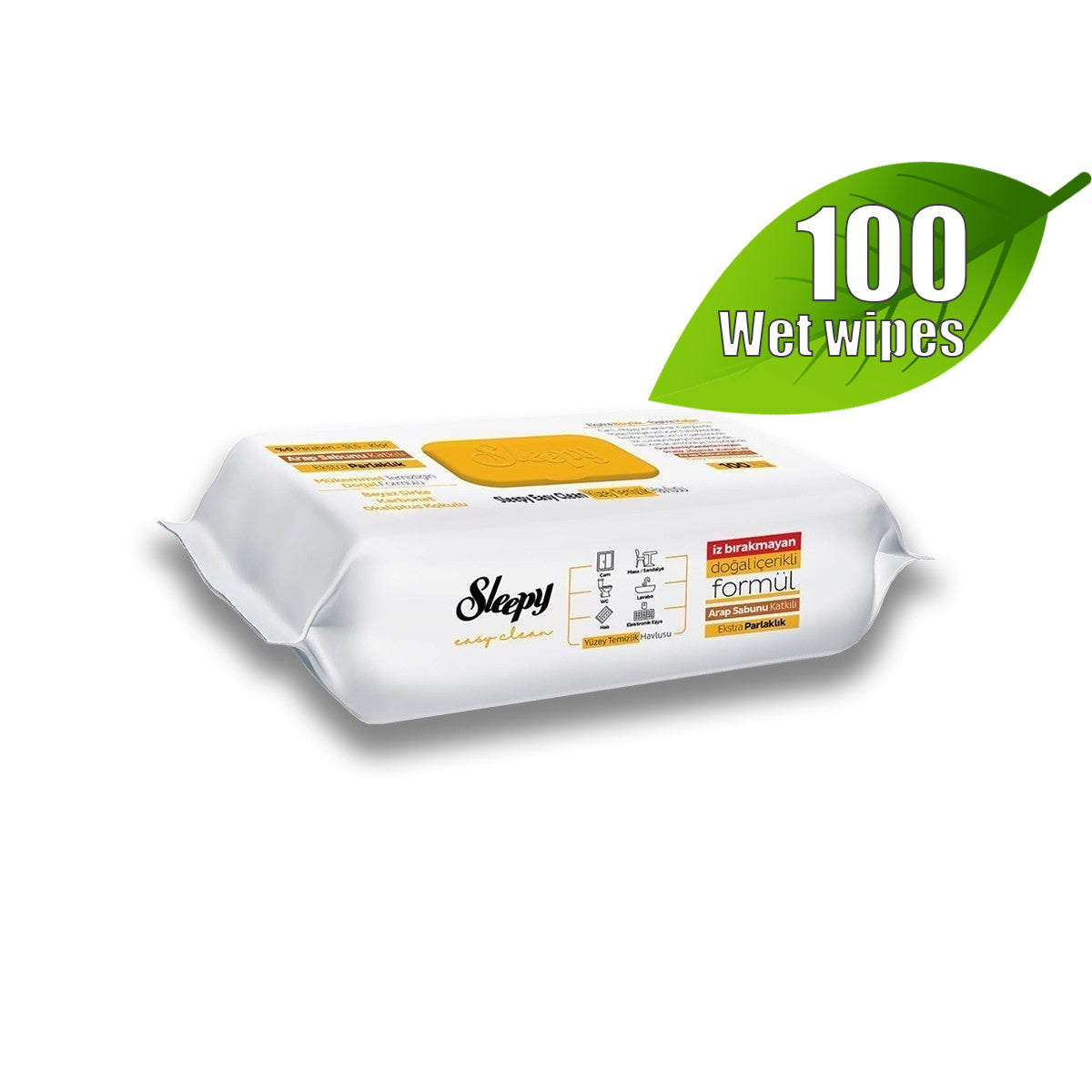 Sleepy Easy Clean Herbal Soap Wet Wipes-100