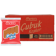 Ulker Plain Stick Crackers 2.82 oz (80 g) - Large Pack x 20 pcs