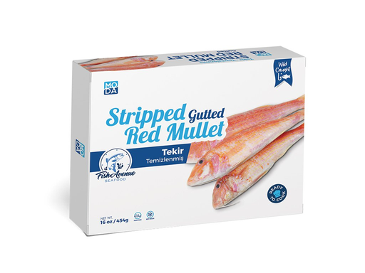 Bando Frozen Stripped Red Mullet (Temizlenmis Tekir) Wild Caught Gutted 1lb