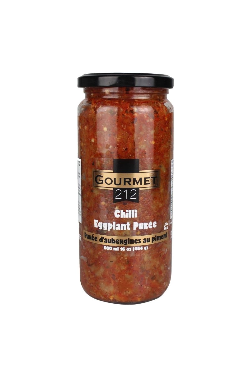 Gourmet212 Chili Roasted Eggplant Puree 16Oz - TULUMBA