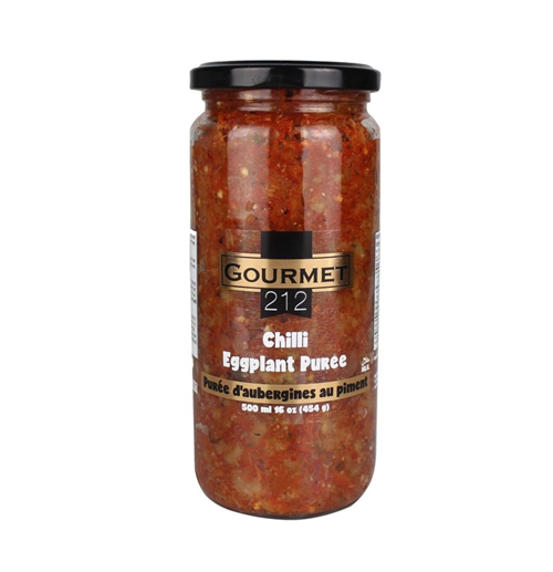 Gourmet212 Chili Roasted Eggplant Puree 16Oz