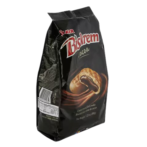 Ulker Biskrem Cookies with Cocoa Cream Fiiling Large Roll  5.29 oz
