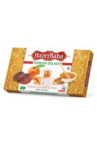 Hazerbaba Apricot Almond Honey Turkish Delight 16oz (454g) Box - TULUMBA