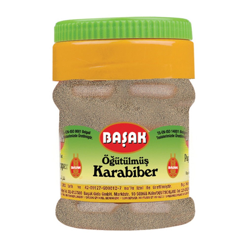 Basak Black Pepper Ground 2.6oz (75g) Jar, plastic - TULUMBA