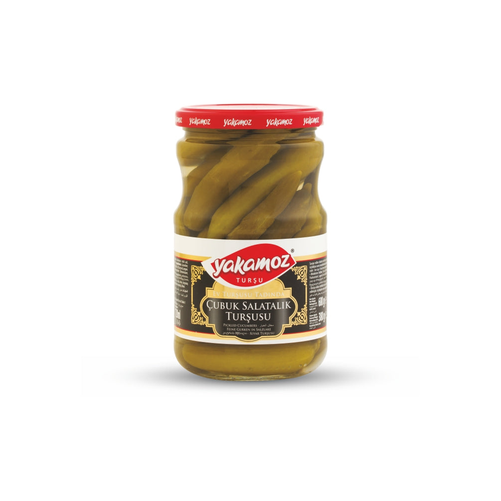 Yakamoz Pickles Cubuk Salatalik Gherkins No. 0 Glass Jar 720ml