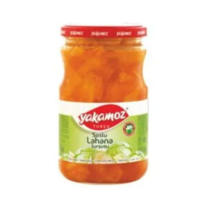 Yakamoz Pickles Soslu Lahana Cabbage Leaves with Chilli Sauce Glass Jar 720ml
