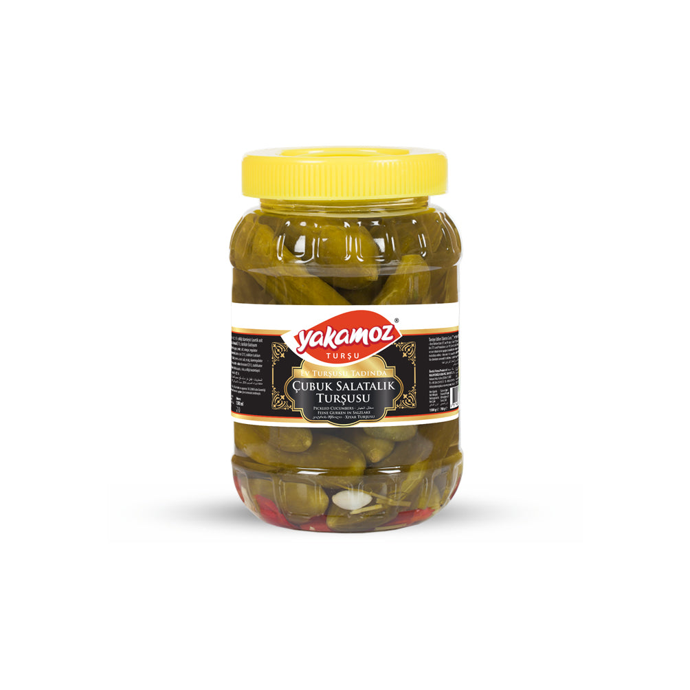 Yakamoz Pickles Cubuk Tursusu Homemade Cucumber Pet Jar 1.5lt