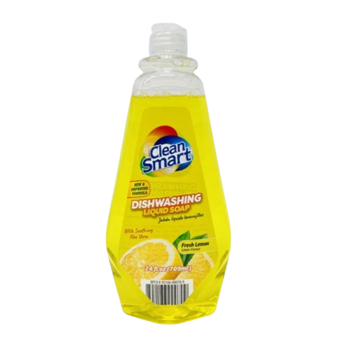 CLEAN SMART DISHWASHING LIQUID FRESH LEMON 24 fl.oz