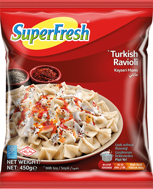 Superfresh Turk Ravio (kayseri Manti) 15.9oz (450g) Pouch - TULUMBA