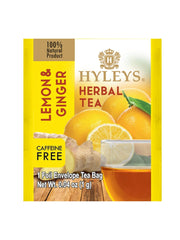 HYLEYS CAFFEINE FREE || LEMON & GINGER || HERBAL TEA 0.88 oz