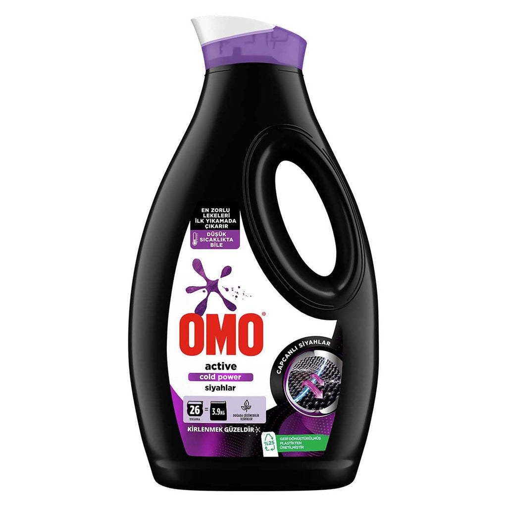 OMO LIQUID LAUNDRY 1690 ML (58 OZ) ACTIVE BLACK & DARK