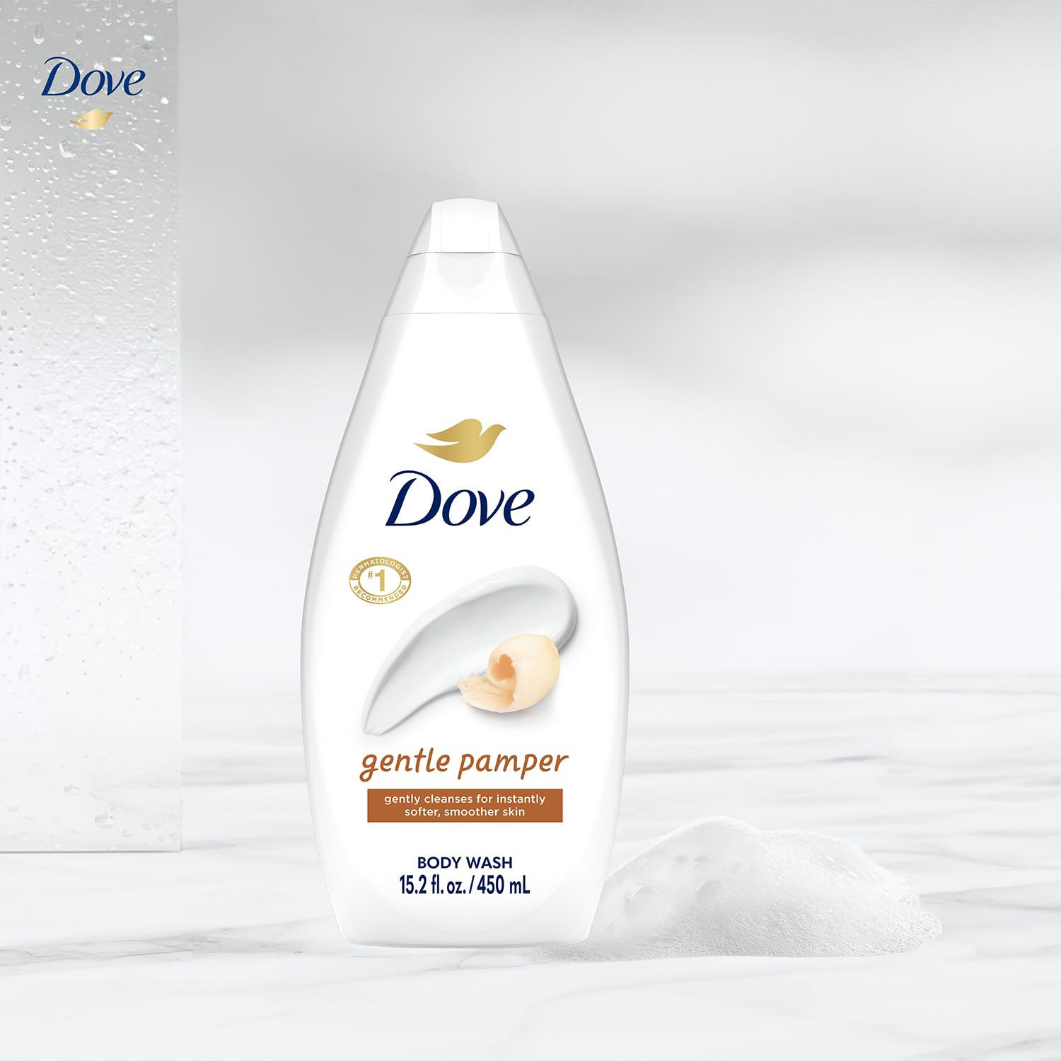 DOVE BODY WASH 15.2OZ (450 ML) GENTLE PAMPER