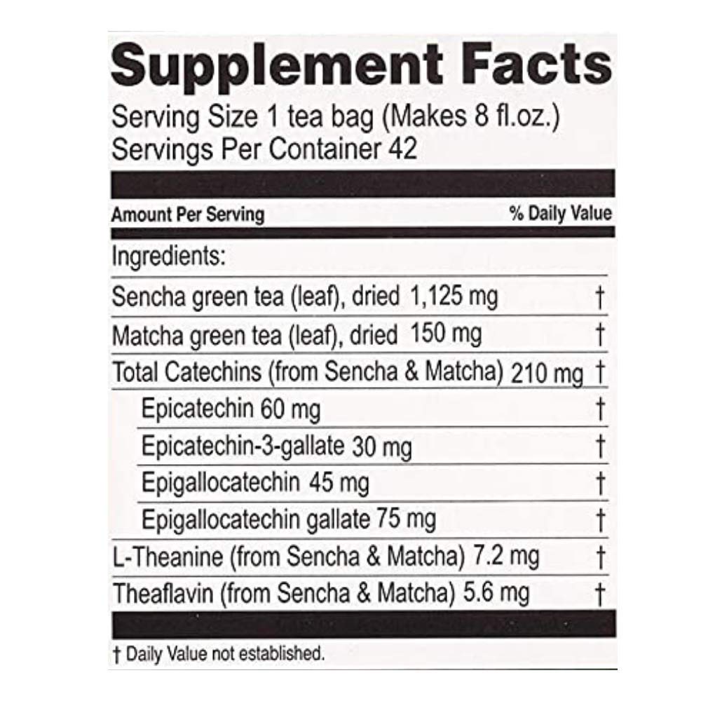 HYLEYS WELLNESS TEA MATCHA & MINT 1.32oz