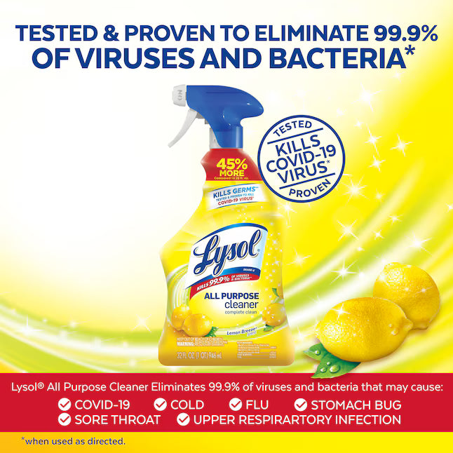 Lysol All-Purpose Cleaner Lemon 32 fl oz