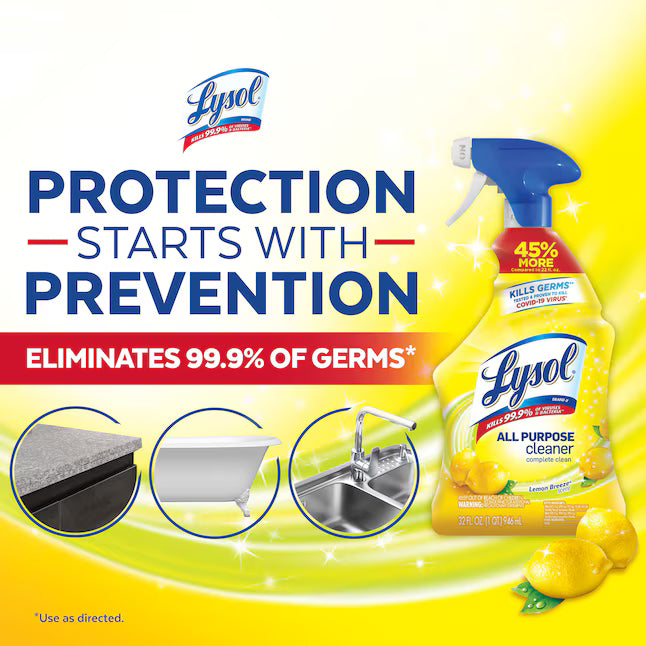 Lysol All-Purpose Cleaner Lemon 32 fl oz