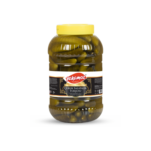 Yakamoz Pickles Cubuk Salatalik Gherkins No. 2 Pet Jar 5lt
