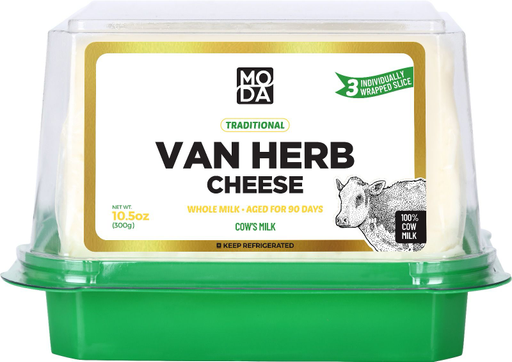 Moda Cheese  Herb Van Otlu Pre-Sliced White Label 10.5oz (300g)