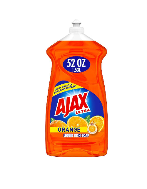 AJAX  DISH LIQUID 52 OZ Orange